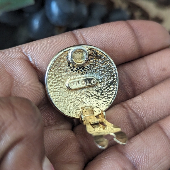 💯🇮🇹GUCCI FAMILY CREST CLIPS BY PAOLO GUCCI - Picture 7 of 11